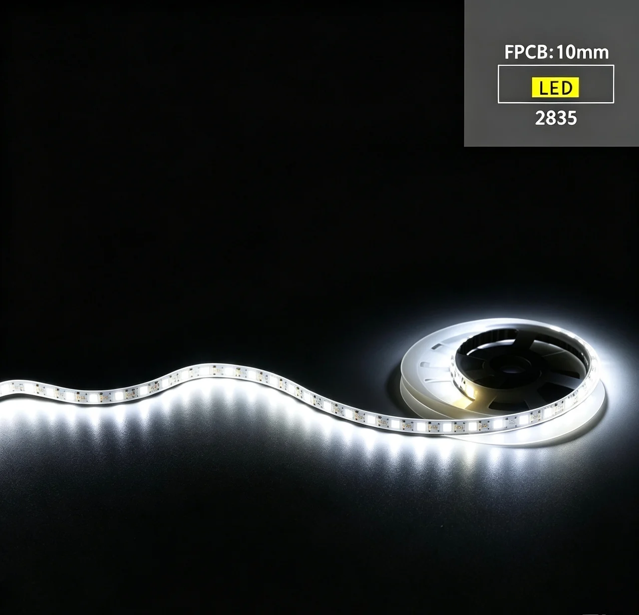 Tunable-white LED strip reel