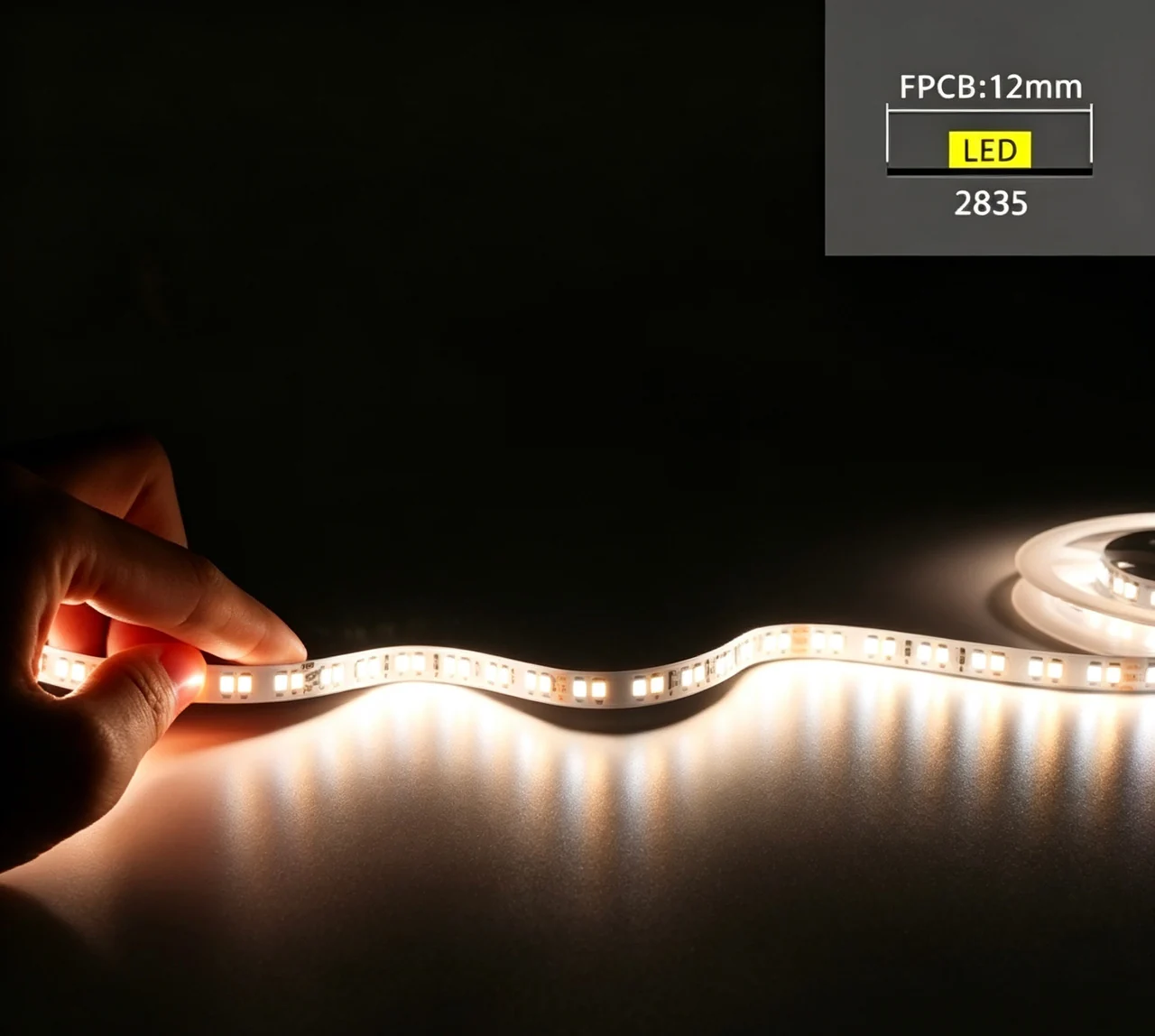 2835 · W12 · 168 bare LED strip product image