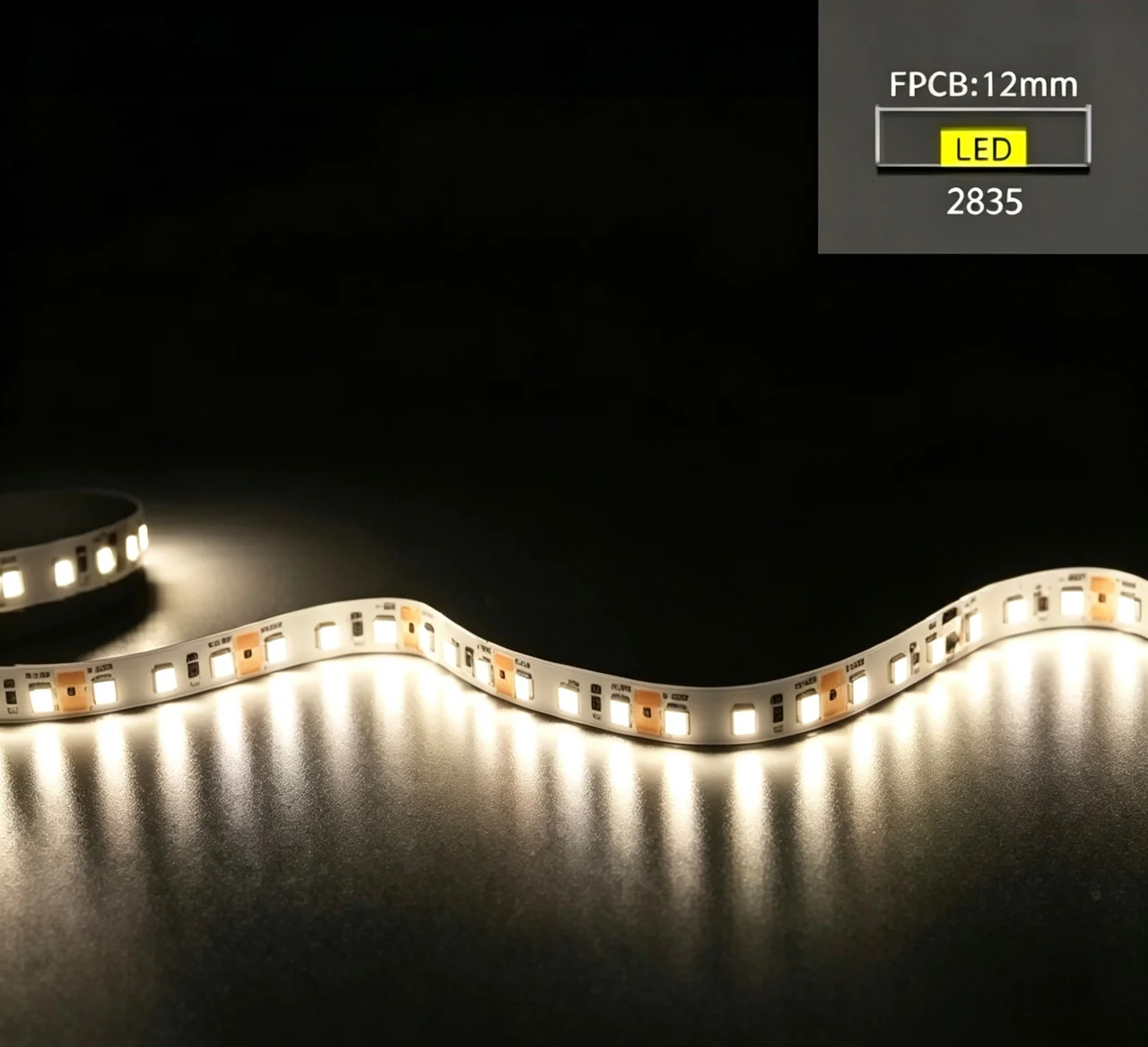 2835 · W10 · 240 bare LED strip product image