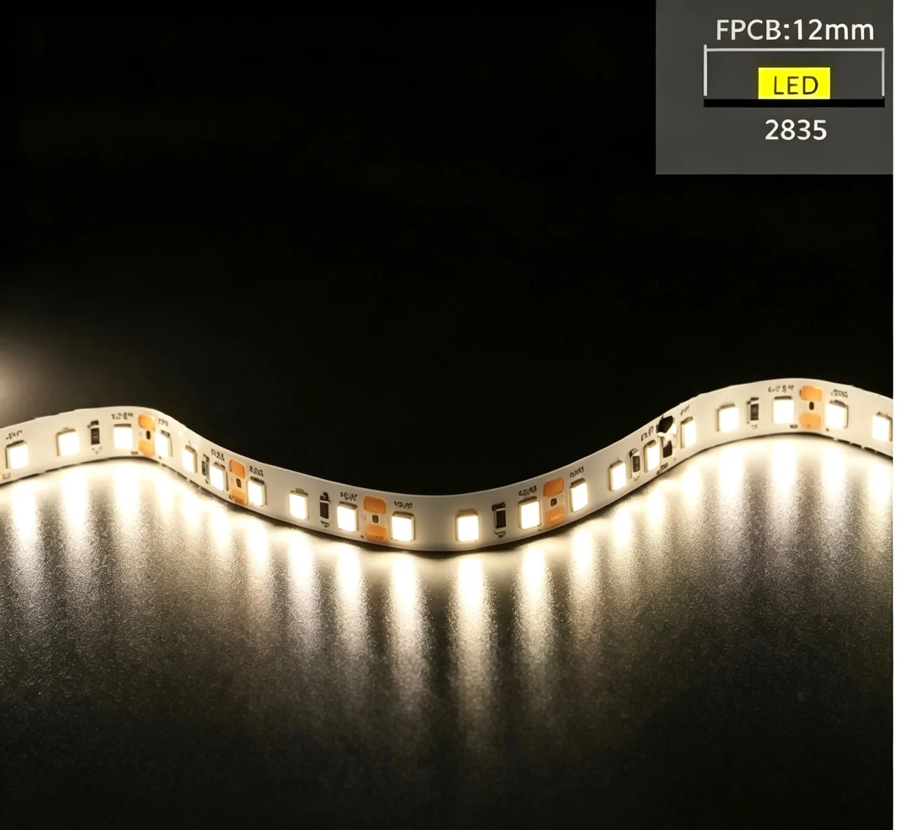 2835 · W10 · 240 bare LED strip product image